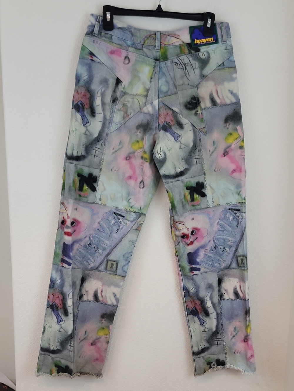 Marc Jacobs Heaven Multicolor Punk Playground Star Jeans Size 31 - Picture 9 of 14